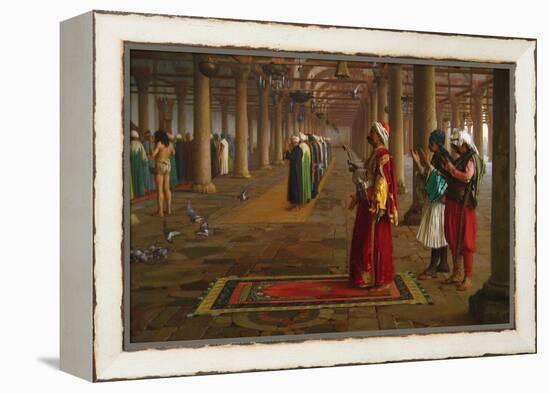 Prayer in a Mosque-Jean Leon Gerome-Framed Stretched Canvas