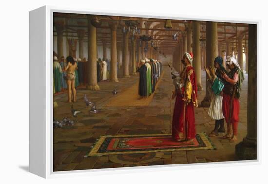 Prayer in a Mosque-Jean Leon Gerome-Framed Stretched Canvas