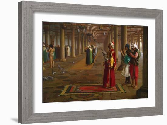 Prayer in a Mosque-Jean Leon Gerome-Framed Art Print