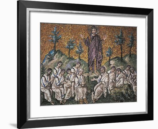 Prayer in the Garden, Mosaic-null-Framed Giclee Print