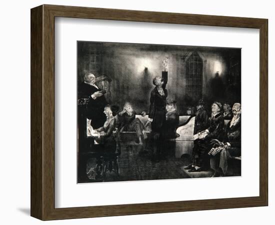 Prayer Meeting, 1916-George Wesley Bellows-Framed Giclee Print