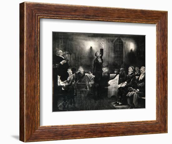 Prayer Meeting, 1916-George Wesley Bellows-Framed Giclee Print