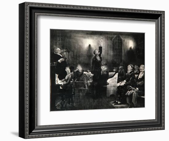 Prayer Meeting, 1916-George Wesley Bellows-Framed Giclee Print