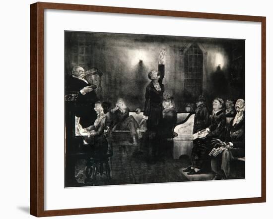 Prayer Meeting, 1916-George Wesley Bellows-Framed Giclee Print