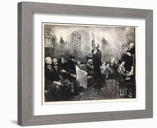 Prayer Meeting, 1916-George Wesley Bellows-Framed Giclee Print