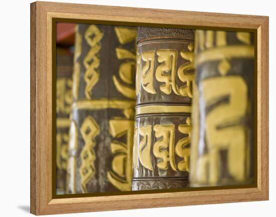 Prayer Wheels, Do-Drul Chorton, Gangtok, Sikkim, India-Jane Sweeney-Framed Premier Image Canvas