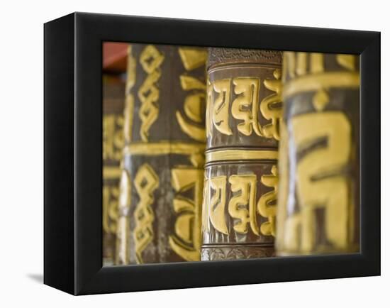 Prayer Wheels, Do-Drul Chorton, Gangtok, Sikkim, India-Jane Sweeney-Framed Premier Image Canvas