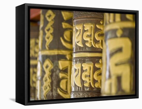 Prayer Wheels, Do-Drul Chorton, Gangtok, Sikkim, India-Jane Sweeney-Framed Premier Image Canvas