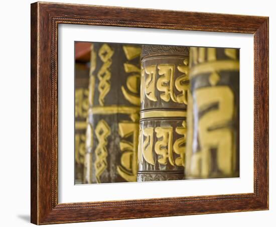 Prayer Wheels, Do-Drul Chorton, Gangtok, Sikkim, India-Jane Sweeney-Framed Photographic Print