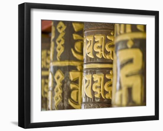 Prayer Wheels, Do-Drul Chorton, Gangtok, Sikkim, India-Jane Sweeney-Framed Photographic Print