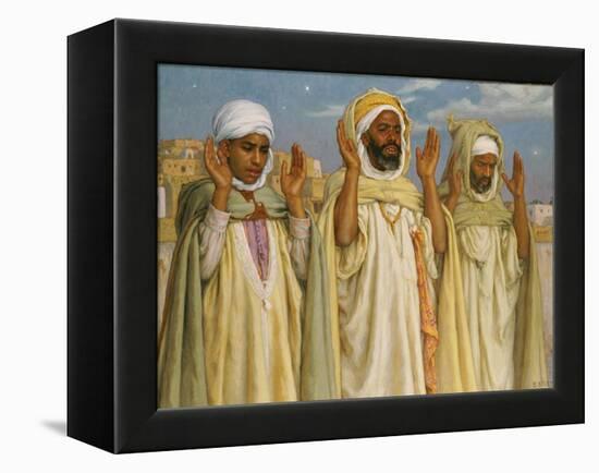 Prayers at l'Aube, 1913-Etienne Alphonse Dinet-Framed Premier Image Canvas