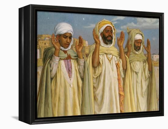 Prayers at l'Aube, 1913-Etienne Alphonse Dinet-Framed Premier Image Canvas