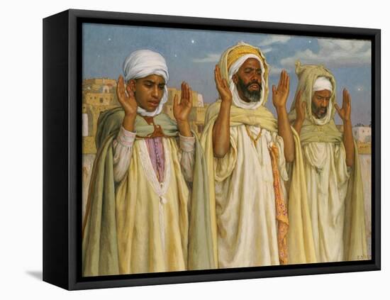 Prayers at l'Aube, 1913-Etienne Alphonse Dinet-Framed Premier Image Canvas