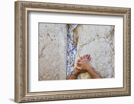 Prayers in the Western Wall-Jon Hicks-Framed Photographic Print