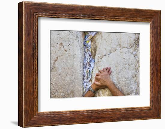 Prayers in the Western Wall-Jon Hicks-Framed Photographic Print