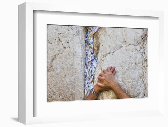 Prayers in the Western Wall-Jon Hicks-Framed Photographic Print