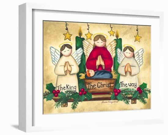 Praying Angels-Laurie Korsgaden-Framed Art Print