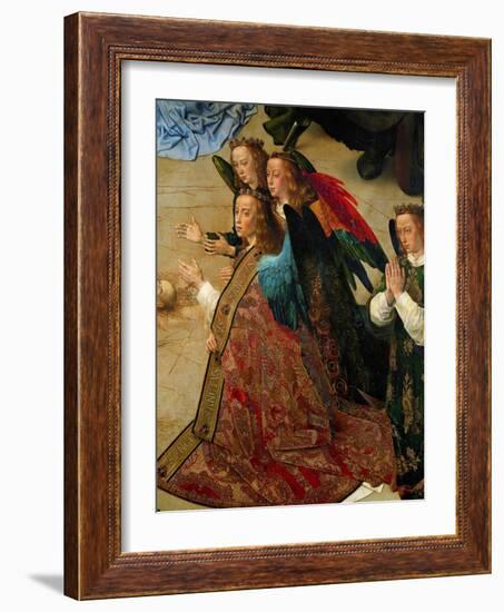 Praying Angels-Hugo van der Goes-Framed Giclee Print