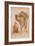 Praying Arab with a Secured Camel-Ippolito Caffi-Framed Giclee Print