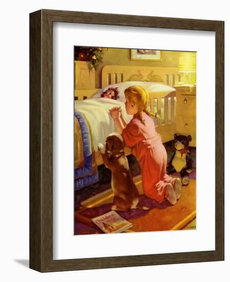 Praying Child and Dog, 1941-null-Framed Giclee Print