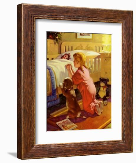 Praying Child and Dog, 1941-null-Framed Giclee Print