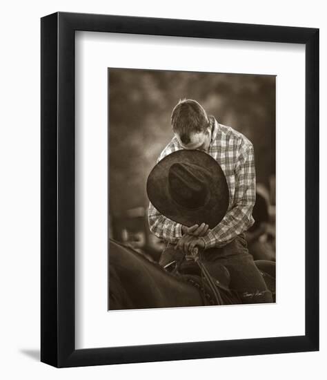 Praying Cowboy-Barry Hart-Framed Art Print