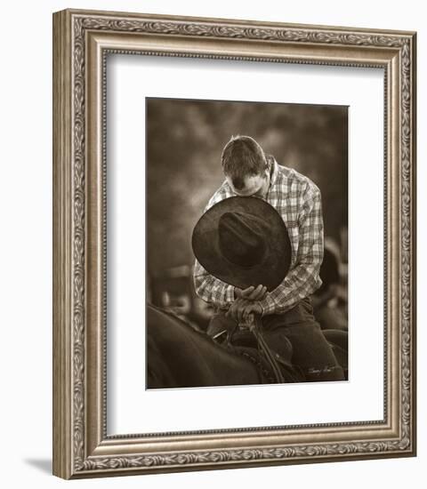 Praying Cowboy-Barry Hart-Framed Art Print