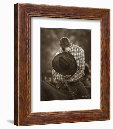 Praying Cowboy-Barry Hart-Framed Art Print