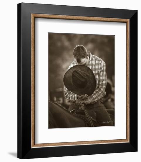 Praying Cowboy-Barry Hart-Framed Art Print