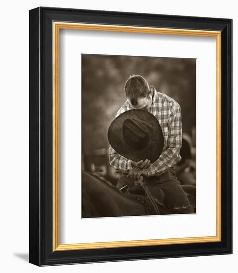 Praying Cowboy-Barry Hart-Framed Art Print