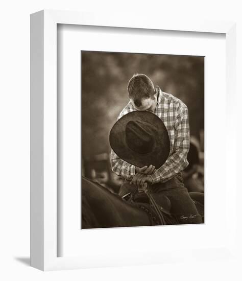 Praying Cowboy-Barry Hart-Framed Art Print