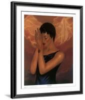 Praying for Him-Laurie Cooper-Framed Art Print