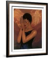 Praying for Him-Laurie Cooper-Framed Art Print