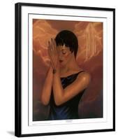 Praying for Him-Laurie Cooper-Framed Art Print