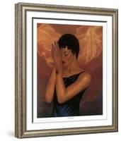 Praying for Him-Laurie Cooper-Framed Art Print