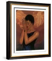 Praying for Him-Laurie Cooper-Framed Art Print