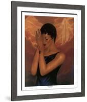 Praying for Him-Laurie Cooper-Framed Art Print