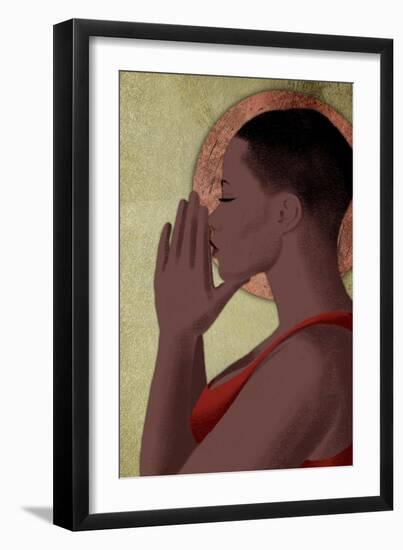 Praying Goddess 1-Marcus Prime-Framed Art Print