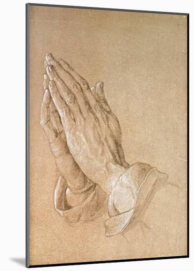 Praying Hands-Albrecht Dürer-Mounted Art Print