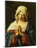 Praying Madonna-Giovanni Battista Salvi da Sassoferrato-Mounted Giclee Print