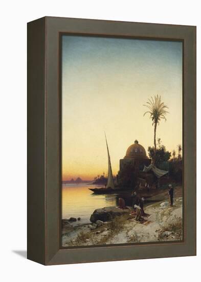 Praying to Mecca-Hermann David Salomon Corrodi-Framed Premier Image Canvas