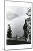 Praying to the Spirits at Crater Lake, Klamath-Edward S^ Curtis-Mounted Art Print