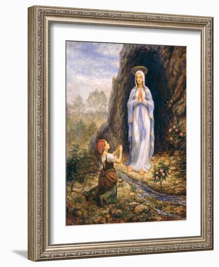 Praying-Edgar Jerins-Framed Giclee Print