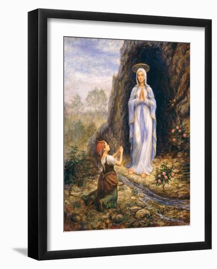 Praying-Edgar Jerins-Framed Giclee Print