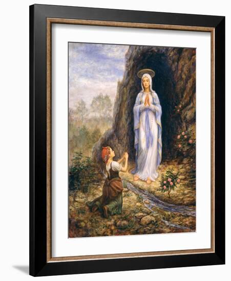 Praying-Edgar Jerins-Framed Giclee Print