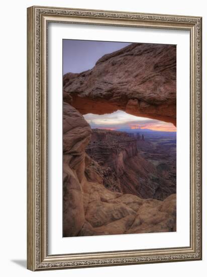 Pre Dawn at Mesa Arch, Canyonlands Utah-Vincent James-Framed Photographic Print