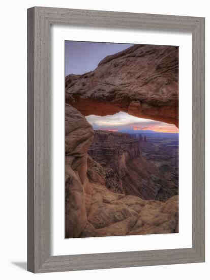 Pre Dawn at Mesa Arch, Canyonlands Utah-Vincent James-Framed Photographic Print