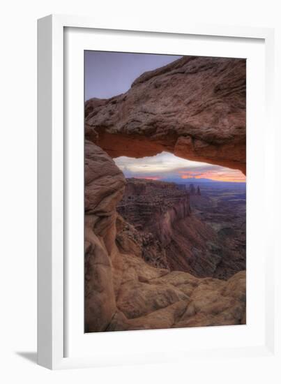 Pre Dawn at Mesa Arch, Canyonlands Utah-Vincent James-Framed Photographic Print