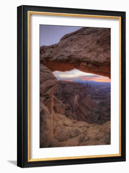 Pre Dawn at Mesa Arch, Canyonlands Utah-Vincent James-Framed Photographic Print