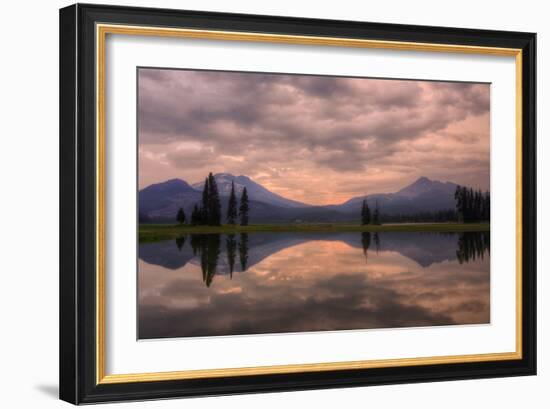 Pre Dawn in the Central Cascades-Vincent James-Framed Photographic Print